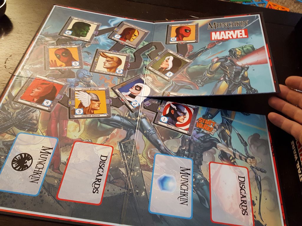 Custom Munchkin Marvel Playmat Munchkin Marvel BoardGameGeek