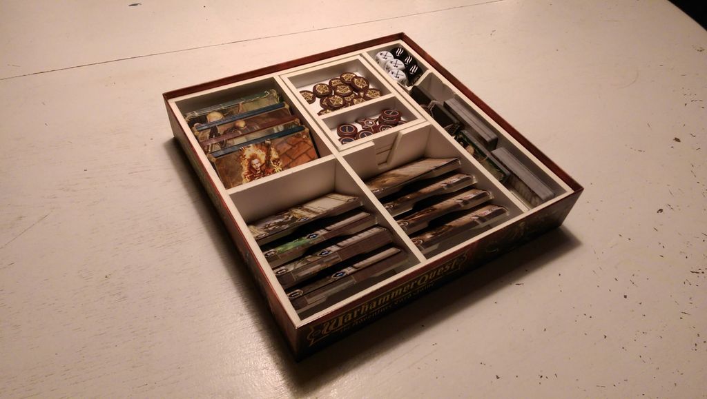 Custom Foam Core Insert Warhammer Quest The Adventure Card Game