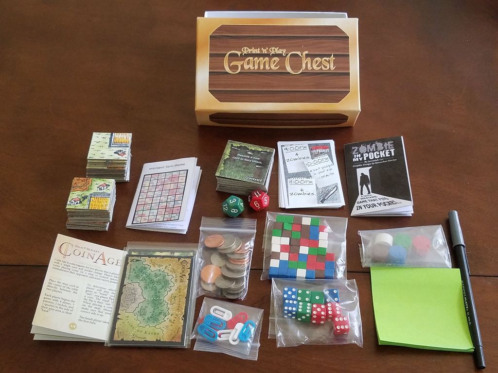 Designed a custom print and play game box | BoardGameGeek | BoardGameGeek