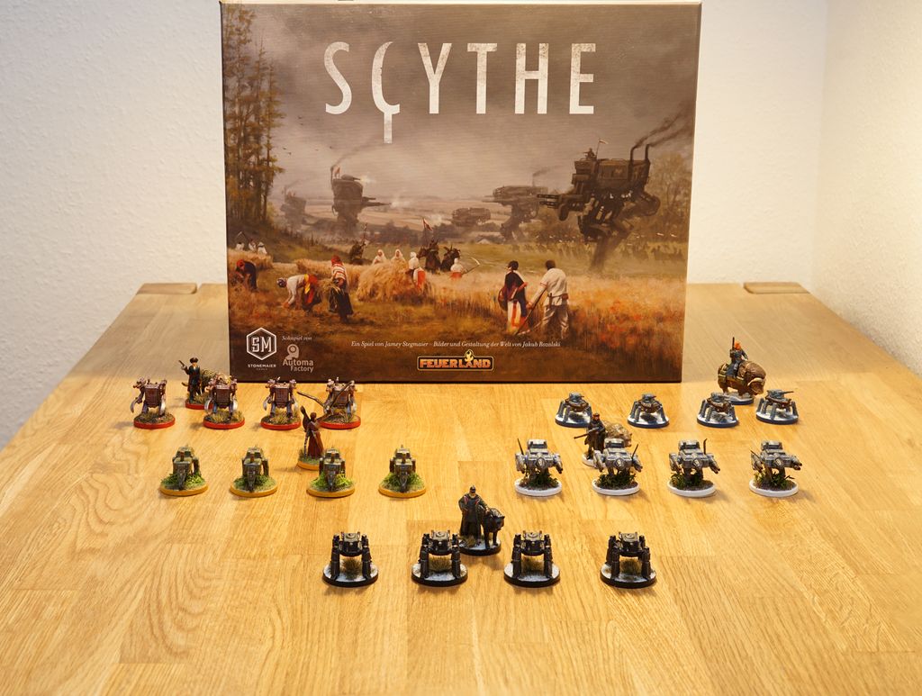 Scythe Base Game Angie S Painted Miniatures Boardgamegeek