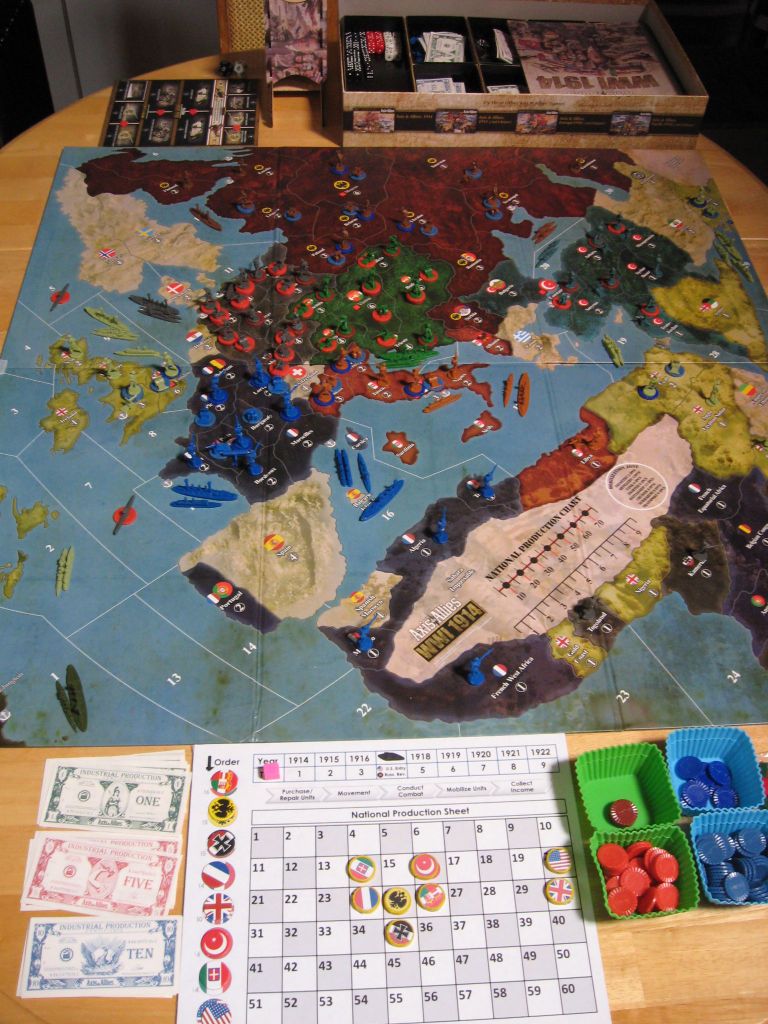 9 Bloody Years of Hell - An Axis & Allies 1914 replay (with photo ...