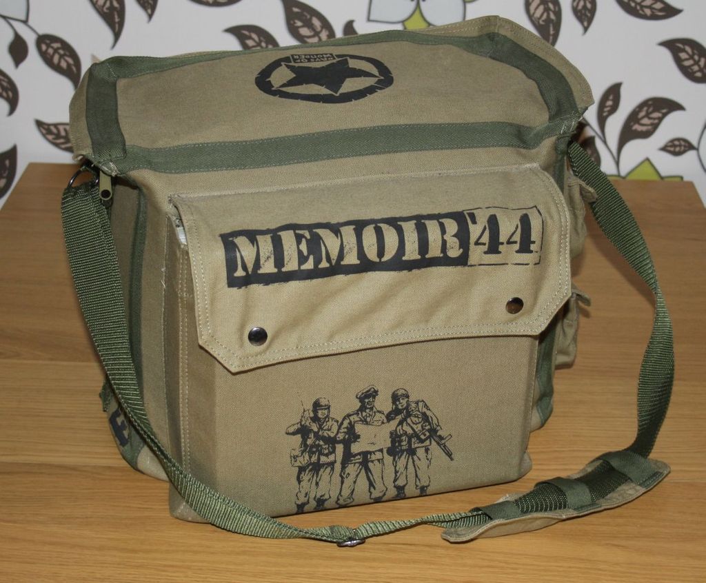 My Memoir'44 storage solution - EVERYTHING in the Campaign Bag? Read on ...