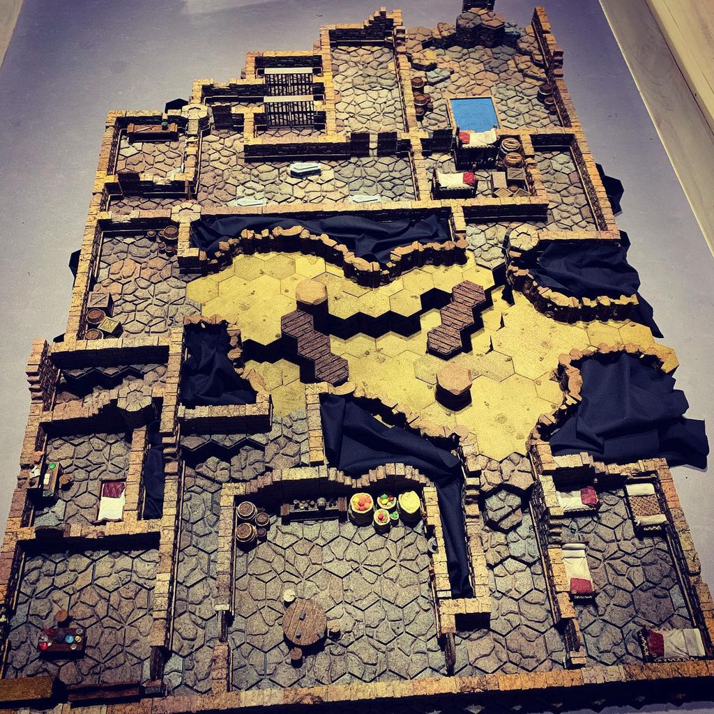 Redbrand Hideout - Rectangles and Hallways and Stairs oh my! | What the Hex? | BoardGameGeek