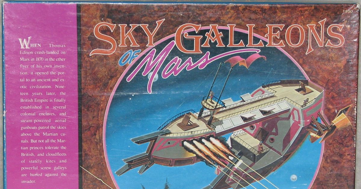 Sky Galleons of Mars | Board Game | BoardGameGeek