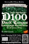 RPG Item: D100 Dark Tongue Language Generator for all Fantasy RPGs
