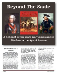 Beyond the Saale: A Fictional Seven Years War Campaign