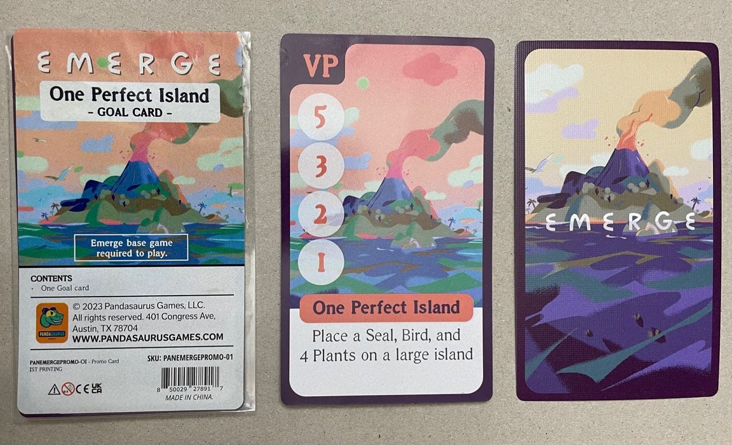 Emerge: Promo 01 – One Perfect Island Goal Card