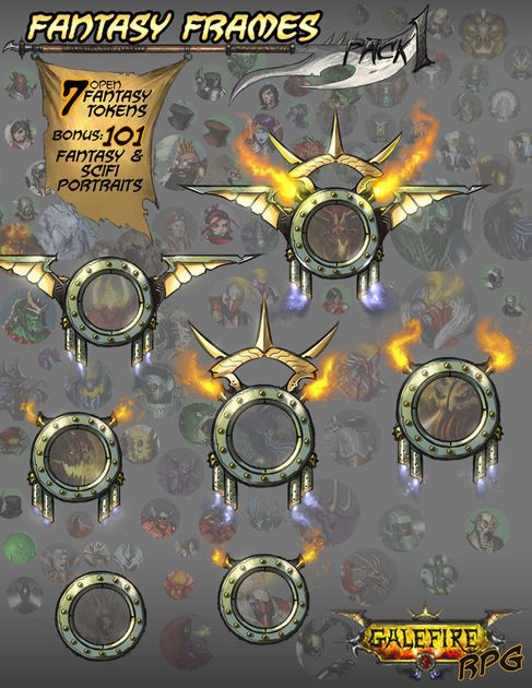 Fantasy Frames Pack | RPG Item | RPGGeek