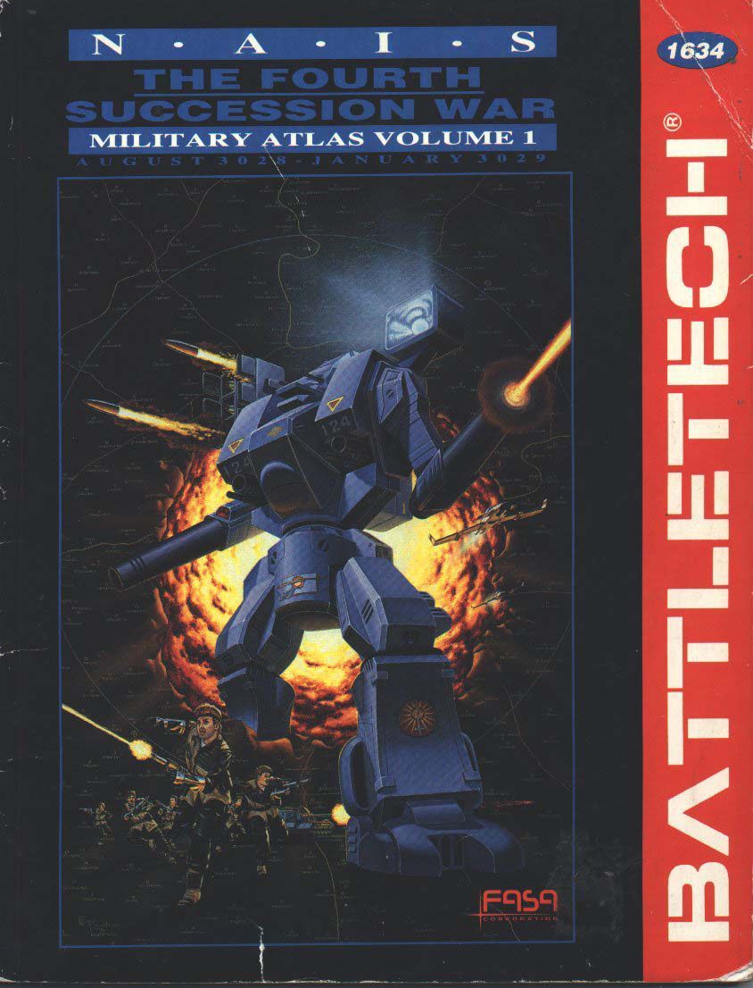 BattleTech: The Fourth Succession War Military Atlas Volume 1 cover