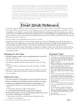 RPG Item: Dread Quick Reference