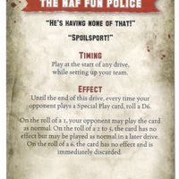 Blood Bowl (2016 Edition): The NAF Fun Police Promo Card
