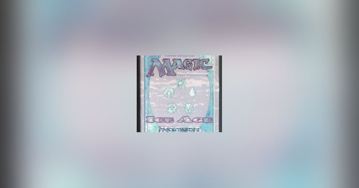 Magic The Gathering Ice Age Board Game BoardGameGeek