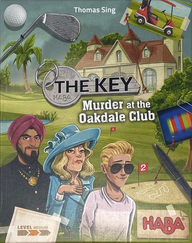 Board Game: The Key: Murder at the Oakdale Club