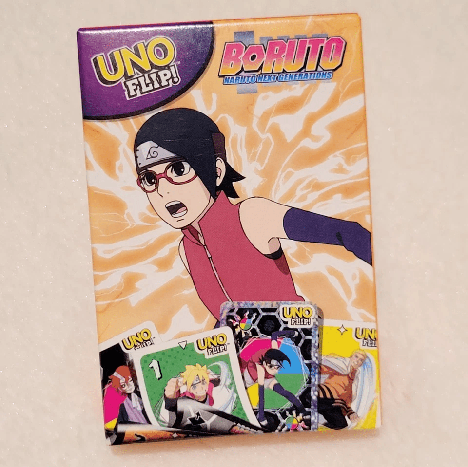 Cover art for UNO Flip!: Boruto – Naruto Next Generations (McDonald's Happy Meal Edition)