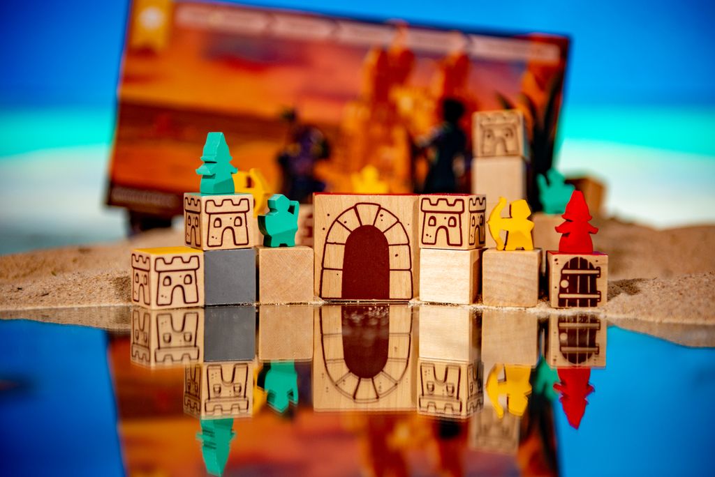 Castles by the Sea @boardgamecolors 
