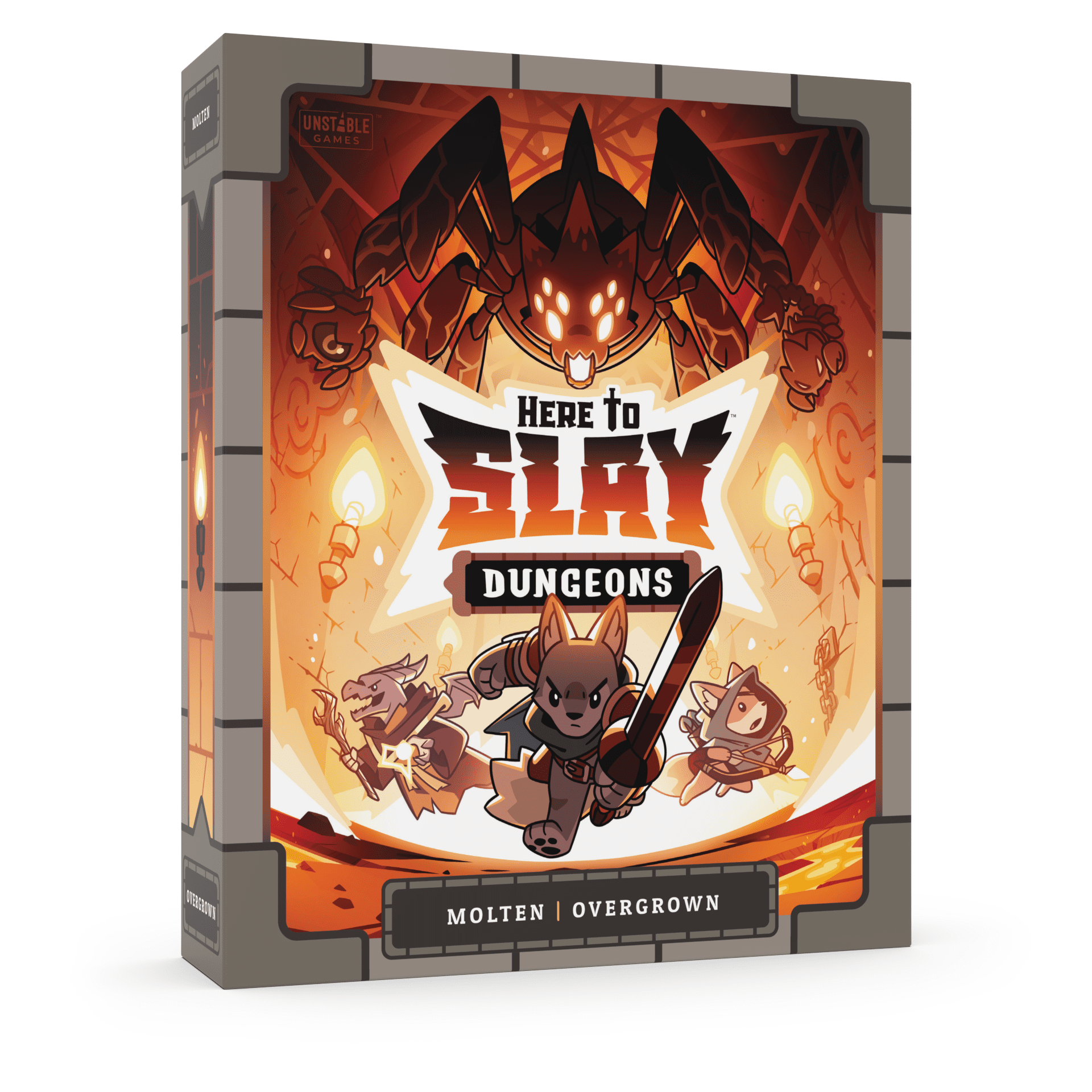 Cover art for Here to Slay DUNGEONS: Molten | Overgrown