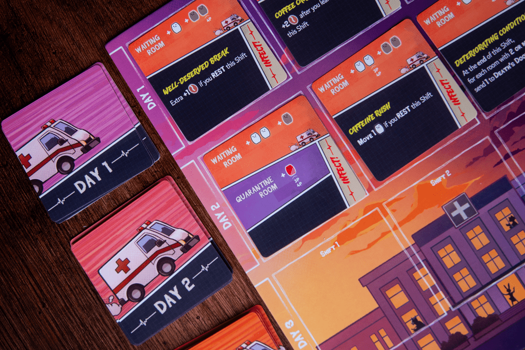 Illustration 9 de On Call | A High-Octane ER Simulation Co-Op Board Game