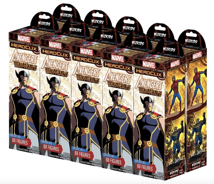 Marvel HeroClix: Avengers – War of the Realms Booster Brick cover art