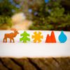 Wildlife, Forest, Sun, Mountain, and Water resource tokens