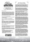 RPG Item: Duty & Honour Almanac, Edition One