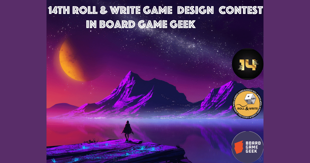 14TH ROLL & WRITE GAME DESIGN CONTEST AT BOARD GAME GEEK Juegos Roll