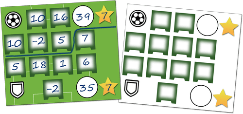 Calculation card | Time of Soccer