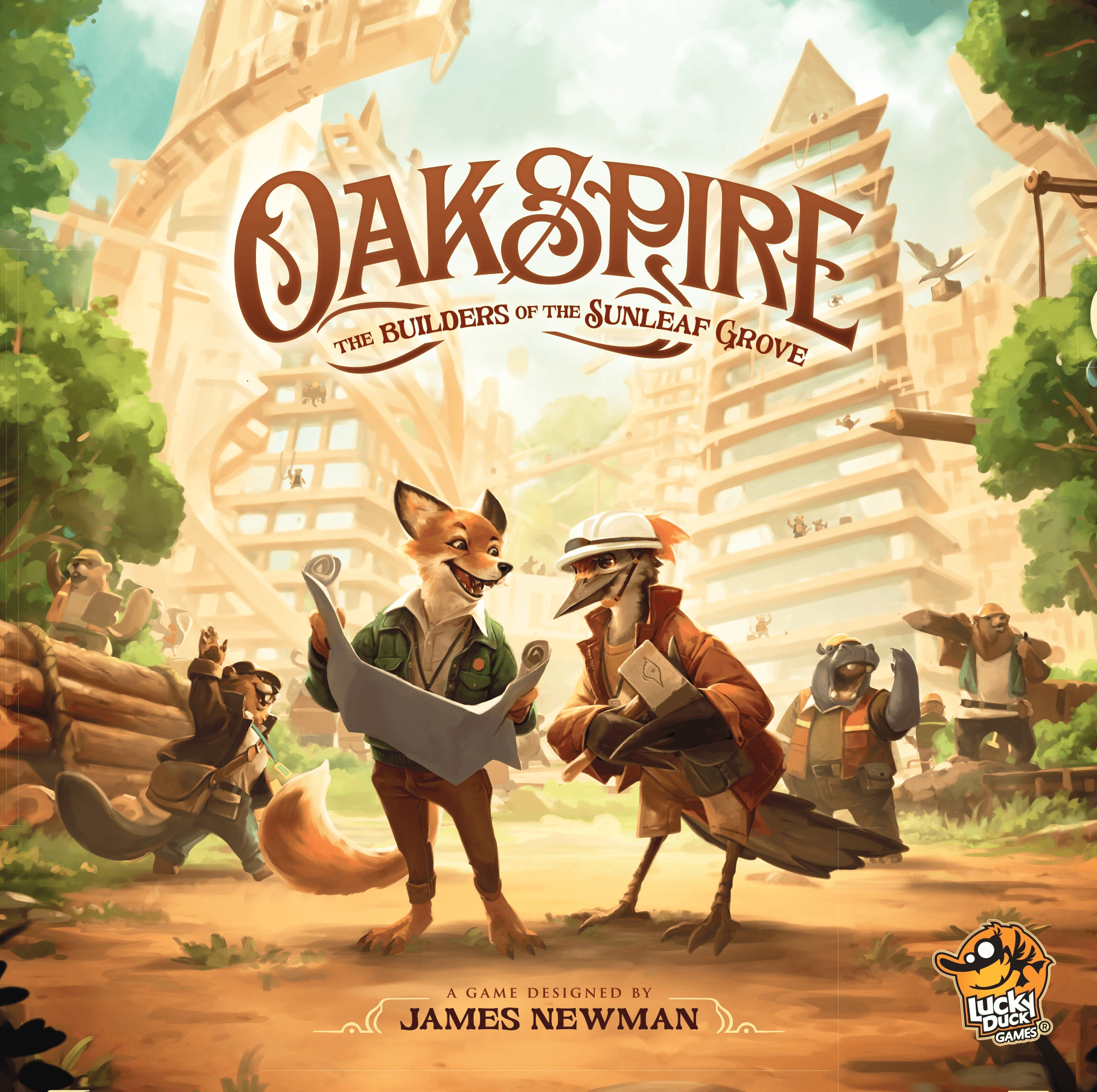 Cover art for Oakspire: The Builders of the Sunleaf Grove