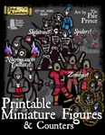 RPG Item: Inked Adventures: Cultists,Skeletons,Spiders,Zombies! Printable Minis & Counters