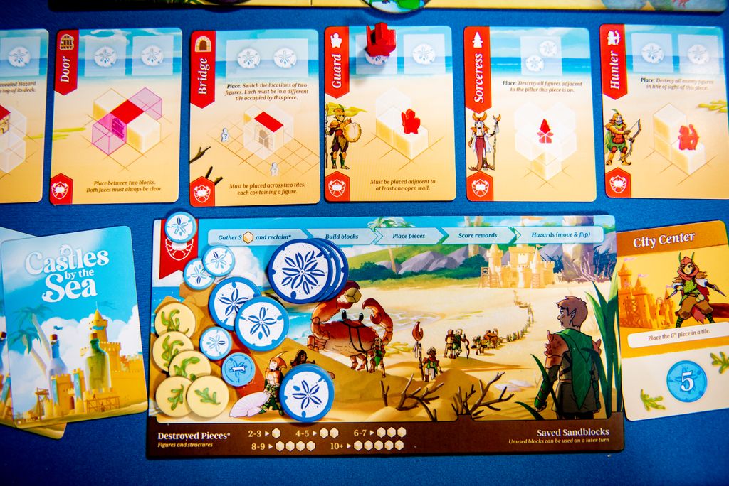 Castles by the Sea @boardgamecolors 