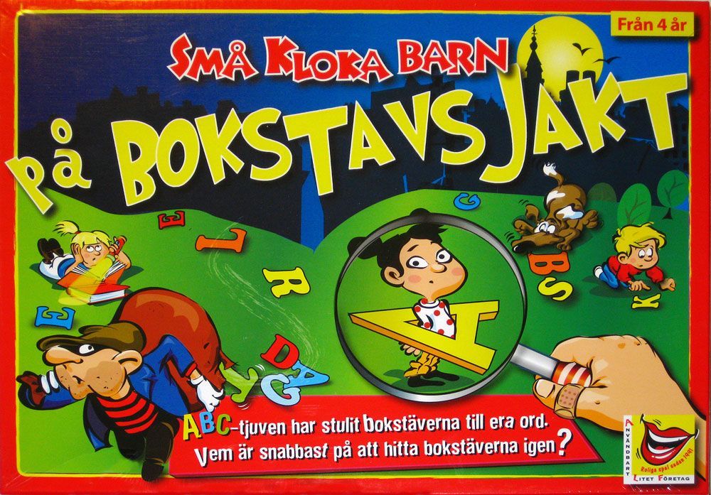 Små kloka barn på bokstavsjakt