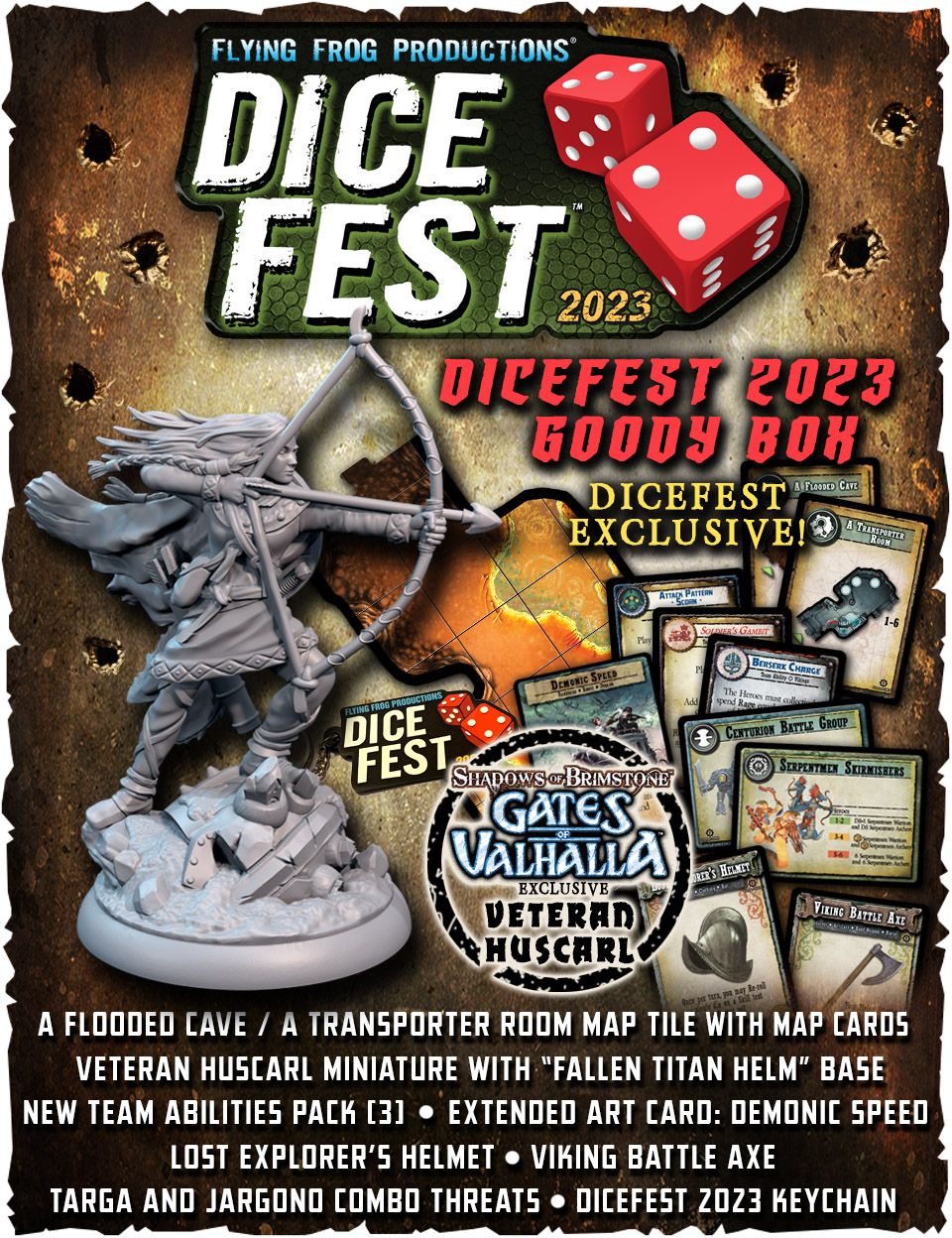 Flying Frog DiceFest 2023 Goody Box