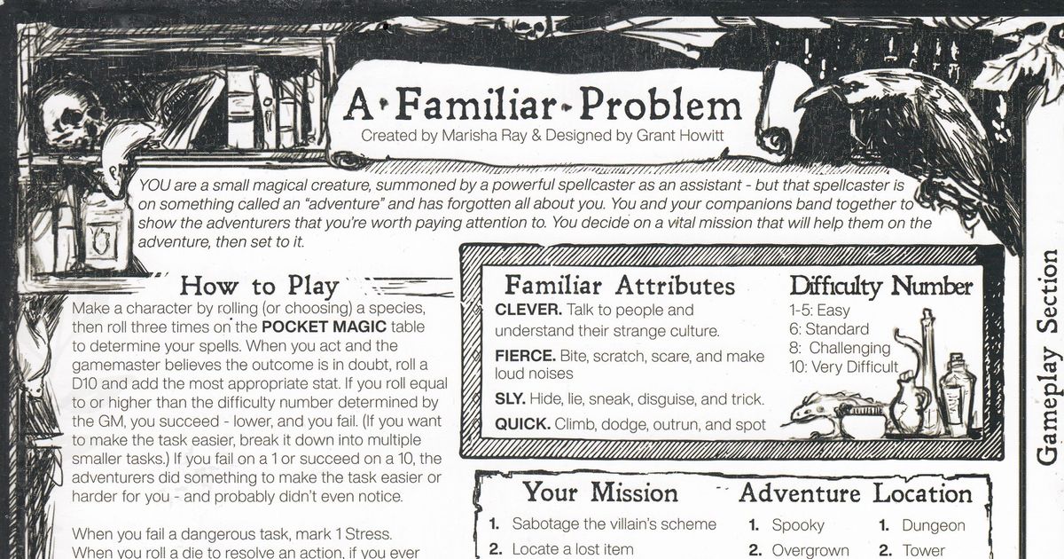 A Familiar Problem | RPG Item | RPGGeek