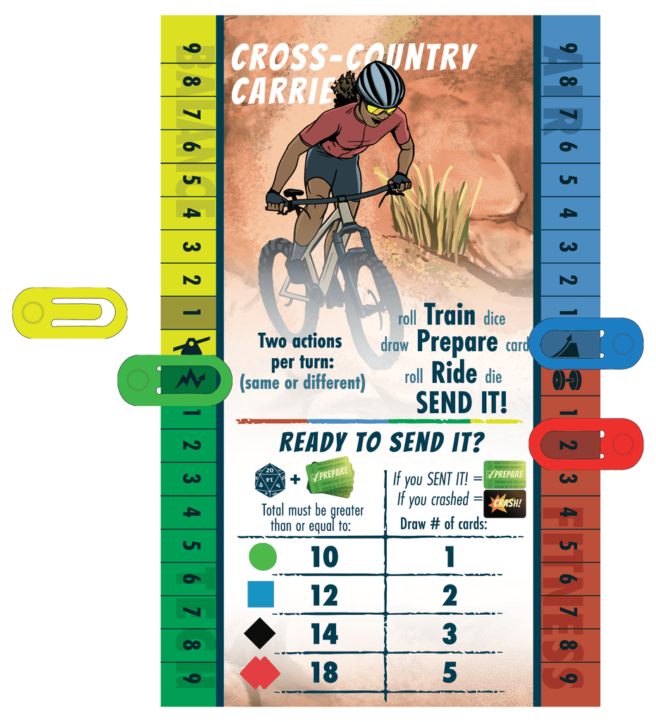 Illustration 3 de SEND IT! The Mountain Biking Board Game