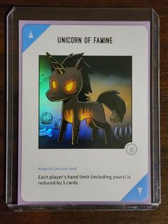 Unstable Unicorns: Rainbow Apocalypse Vinyl Mini Series Unicorn of Famine Exclusive Foil