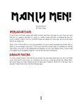RPG Item: Kyawaii RPG #7: Manly Men!