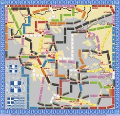 Greece (fan expansion for Ticket to Ride), Board Game
