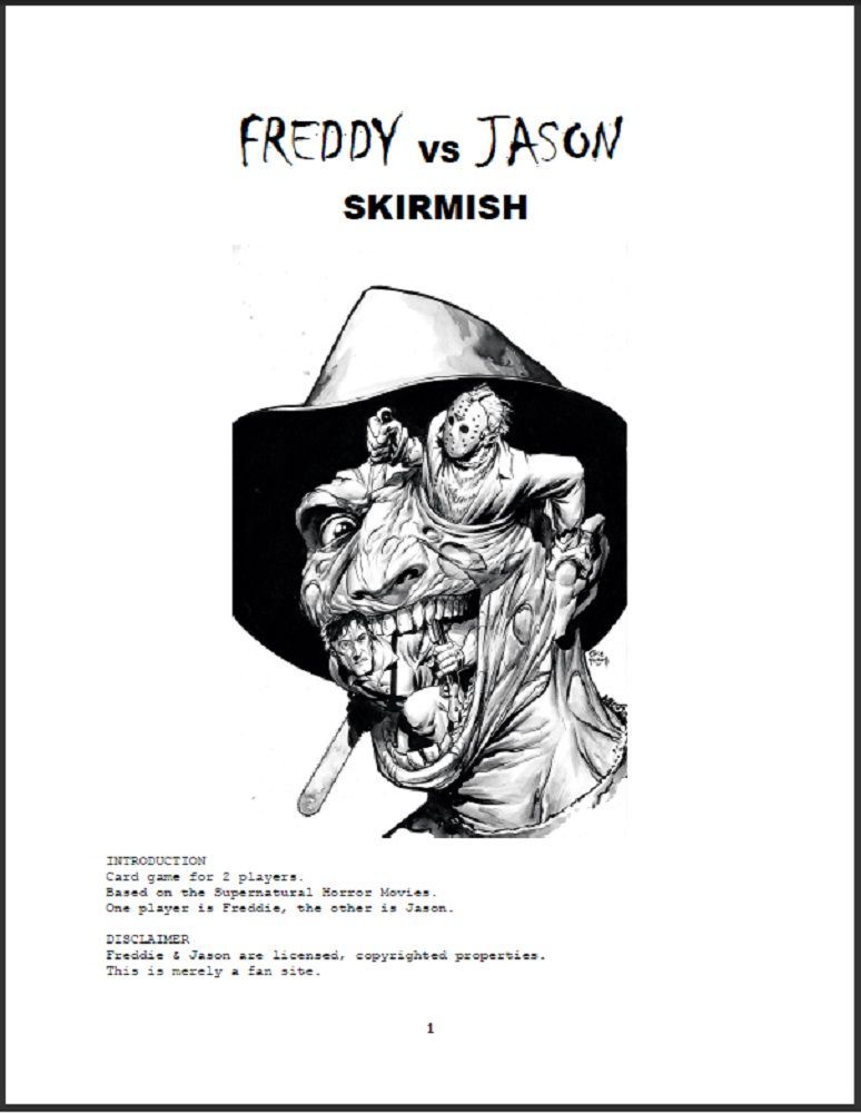 Freddy vs. Jason Skirmish