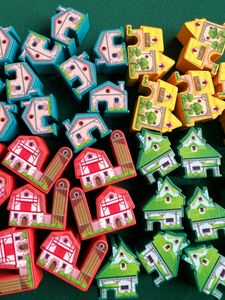 Tiny Towns: MeeplesUpgrade Meeples Upgrade Kit Stickers