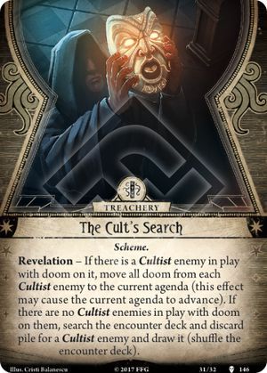 The Cult's Search' (doom on enemies and agenda) | BoardGameGeek