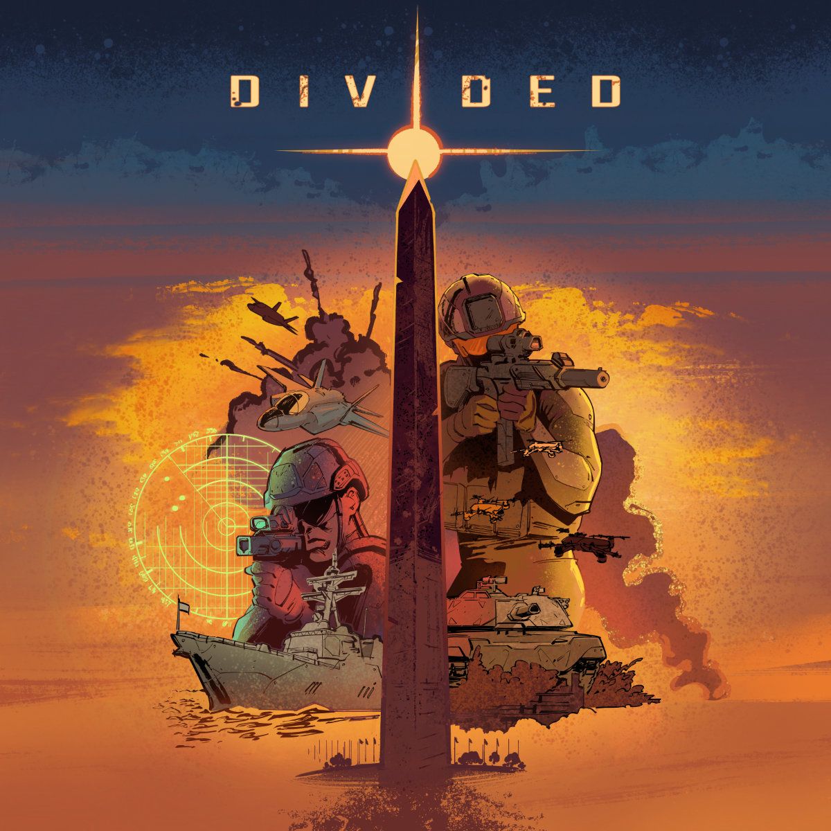 Cover art for DIVIDED