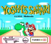Video Game: Yoshi's Safari