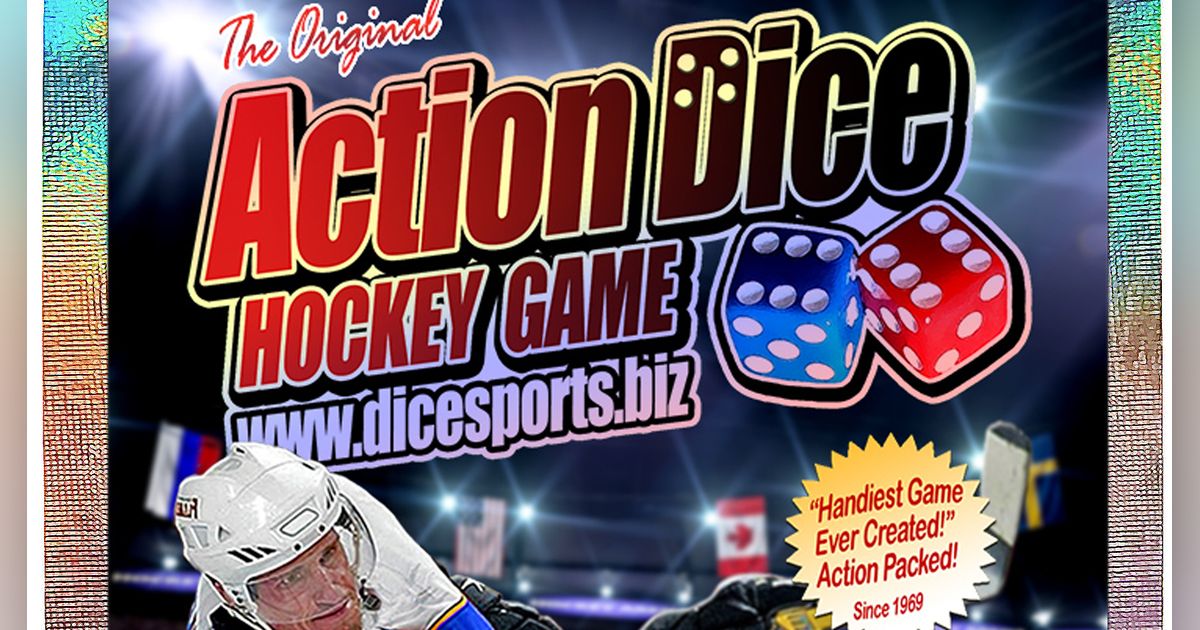 Action Dice Hockey Board Game BoardGameGeek