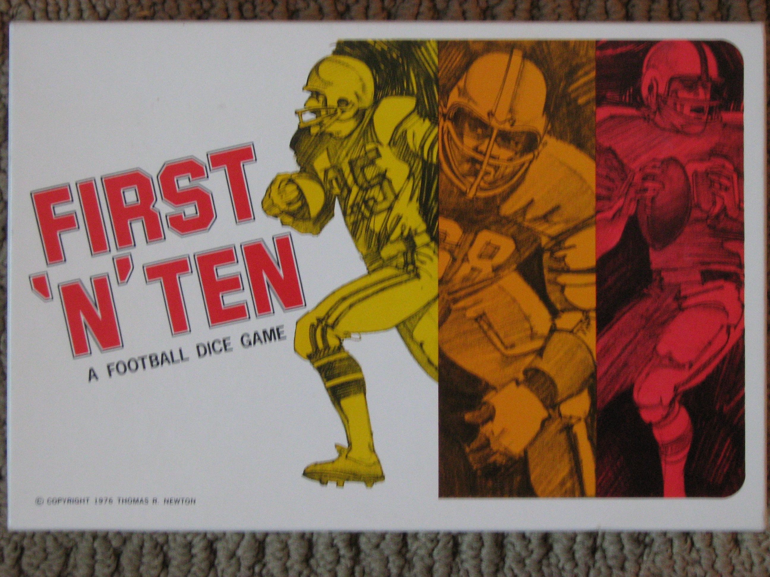 First 'n' Ten: A Football Dice Game