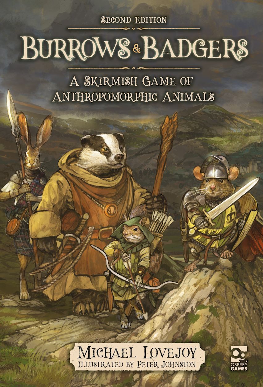 Cover art for Burrows & Badgers: Second Edition – A Skirmish Game of Anthropomorphic Animals
