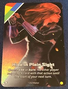 UNO Ultimate: Black Widow – Hide in Plain Sight Foil Chase Card