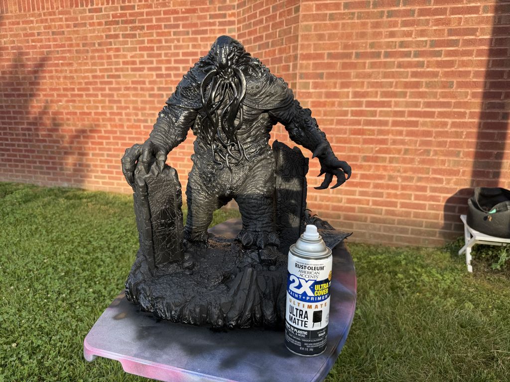 Painting the Elder Xeno - Turning the Giant Cthulhu Bigature into