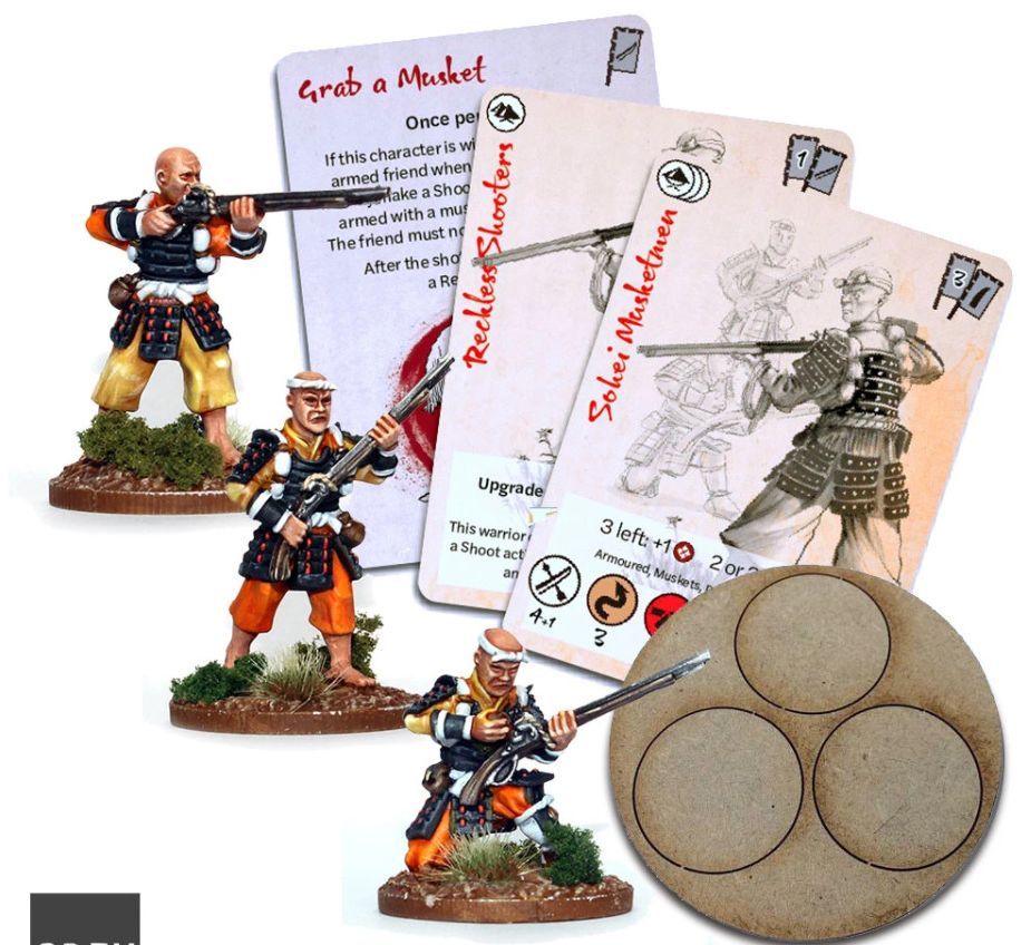 Test of Honour: The Samurai Miniatures Game – Sohei Musketmen