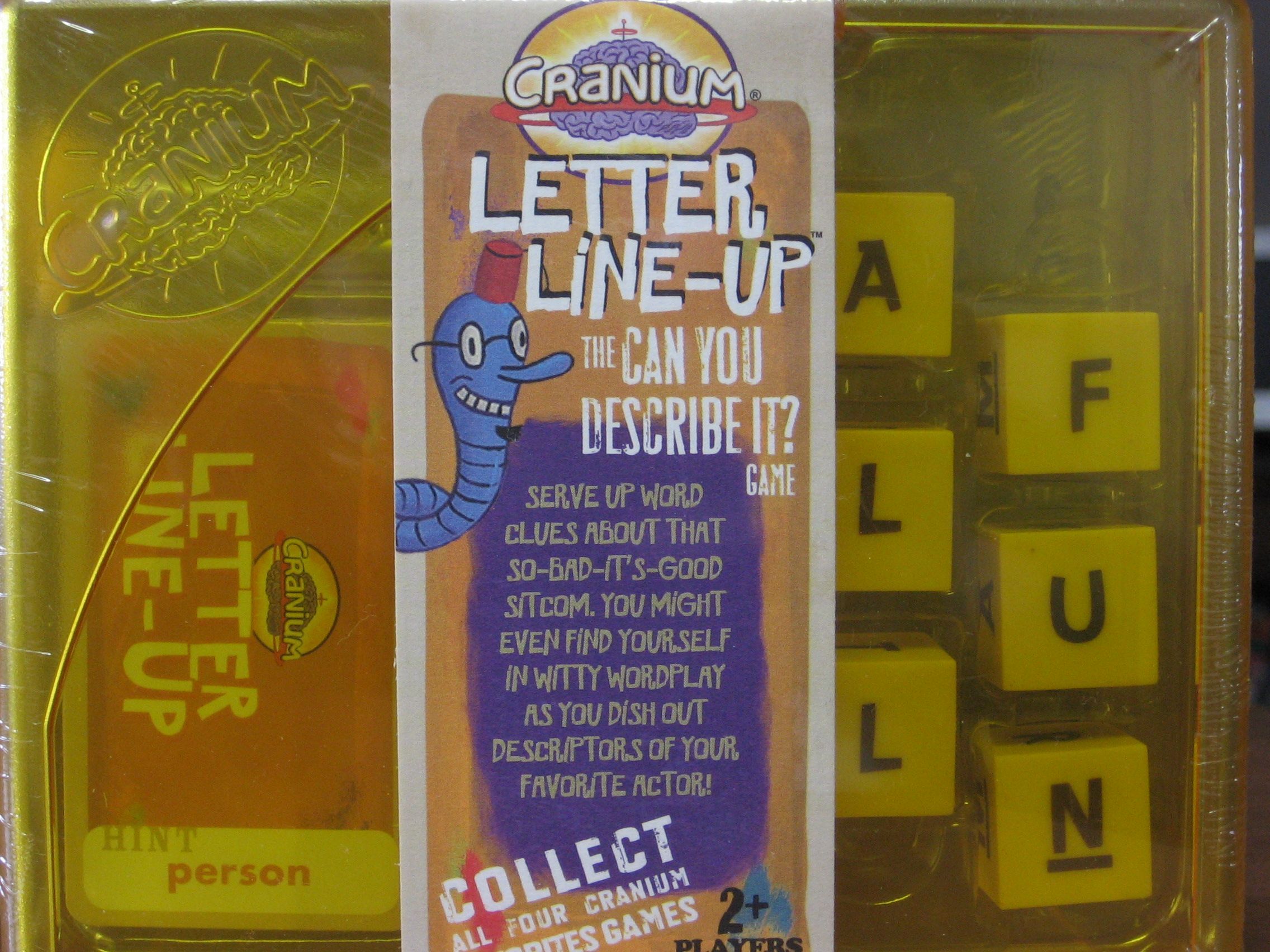 Cranium Letter Line-Up