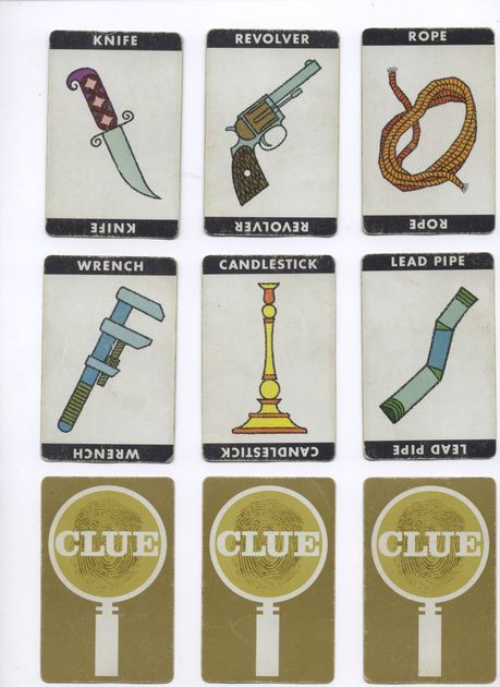 printable clue game cards