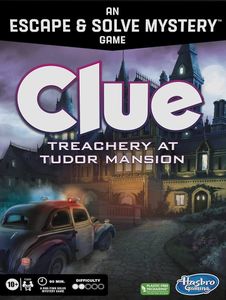 Clue Board Game Treachery at Tudor Mansion, Escape Room Mystery Board Game